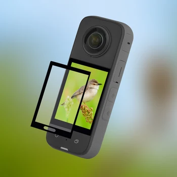 Защитная Пленка из Закаленного Стекла HD для Панорамного Экрана Экшн-камеры Insta360 ONE X3 с Защитой от царапин для Аксессуаров Камеры