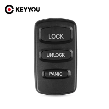 KEYYOU, 3 кнопки, чехол для ключей с дистанционным управлением для Mitsubishi Lancer Outlander Pajero V73 Galant, брелок для ключей