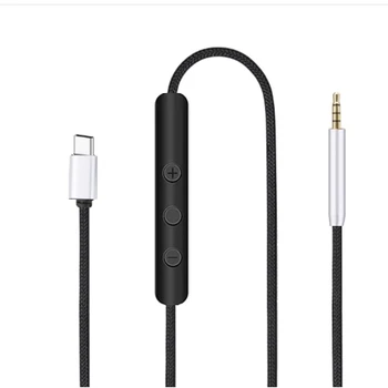 Штекерный кабель USB C-2,5 мм для проводов гарнитуры QC25 /QC35 /QC35II /QC45 /NC700 /Y40 /Y45 /Y50 Для улучшения качества прослушивания музыки