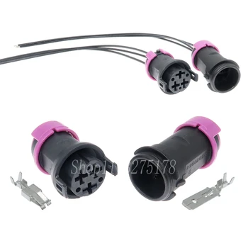 1 Комплект 3-Контактных 813972928 881254-1 Кабельных Разъемов Автомобильных Противотуманных Фар для VW Toyota Mazda Automotive Waterproof Wire Plug