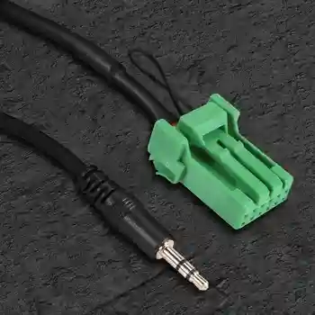 6-контактный зеленый разъем стерео 3,5 мм разъем Аудио Aux-in MP3 кабель Провод для Honda Jazz Fit 2002-2006