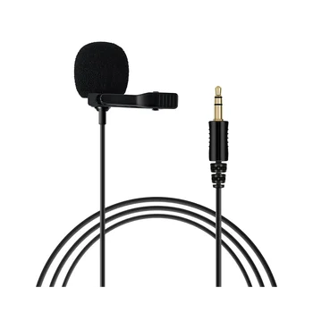 Всенаправленный Микрофон 3,5 мм Петличный Зажим Для Галстука Микрофоны Мини Аудио Микрофон для Камеры Компьютера Ноутбука Телефона