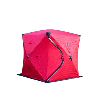 Производитель Палатки Для Подледной Рыбалки Instant Hub Style Outdoor Portable Shelter Cube Winter Pop Up Ice Fishing Tent