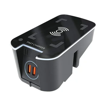 Автомобильное беспроводное зарядное устройство мощностью 15 Вт, зарядная пластина, держатель телефона для XC90 S90 XC60 VC60 S60 V90
