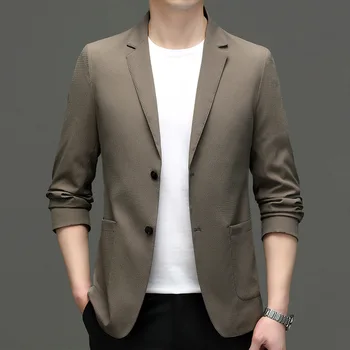 Z255-2023 Мужской костюм весенний новый деловой профессиональный мужской пиджак повседневная корейская версия костюма