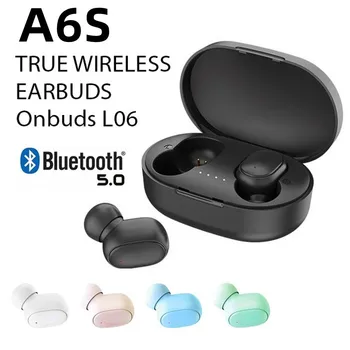 Оригинальные Беспроводные Наушники A6S TWS с Микрофоном, Шумоподавляющие Наушники, Беспроводная Bluetooth-гарнитура A6S Fone Bluetooth Наушники