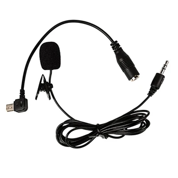 Петличный микрофон с лацканами, USB-адаптер, микрофонный кабель из ПВХ для камеры Hero 3 3 + 4, шумоподавление, петличный лацкан, прямая поставка