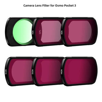 ​Для DJI OSMO POCKET 3 фильтра для объектива камеры с функцией ND затемнения, защита от ультрафиолета, аксессуары для поляризатора CPL