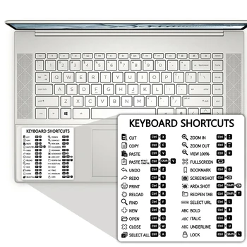 Практическое руководство Наклейки с сочетаниями клавиш для ПК Прозрачные наклейки для ноутбуков Эффективные наклейки с сочетаниями клавиш