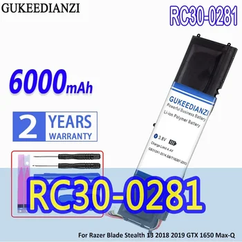 Аккумулятор GUKEEDIANZI большой емкости для Razer Blade Stealth 13 RZ09-03102E52-R3U1 RZ09-02812E71 2018 2019 GTX 1650 Max-Q Stealth13