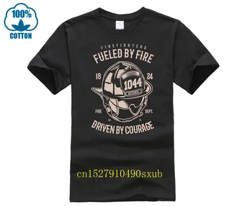 Футболка Fuelled By Fire Firefighter Fighter Born To Fight Rescue Squad Dept A667