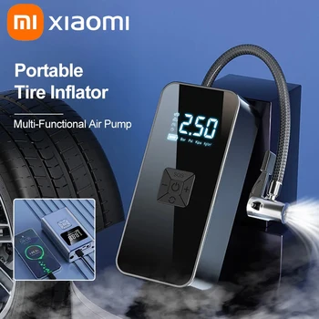 Xiaomi Wireless Tire inflator Air Injector Vehicle 12V 150PSI Автоматический воздушный наполнитель, Портативный электрический насос, компрессор, Автомобильные инструменты