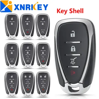 XNRKEY 10 Шт 2/3/4/5 Кнопка Smart Remote Car Key Shell Брелок для Chevrolet Cruze Malibu Equinox Camaro 2016-2019 Чехол Для Ключей