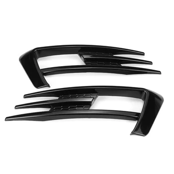 Для Golf 7 MK7 2013-2017 Глянцевый черный бампер автомобиля, противотуманная фара, решетка радиатора, накладка