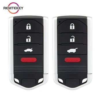 REMTEKEY Smart Remote Автомобильный Ключ Чехол Брелок FCC KR5434760 4 Кнопки для 2013-2015 Acura RDX P/N 72147-TX4-A01