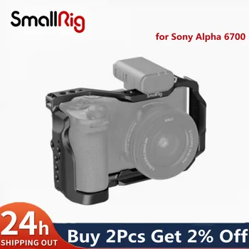 Полная Обойма Камеры SmallRig для Sony Alpha 6700 Полный Комплект Обоймы с Кабельным Зажимом С Несколькими Точками Крепления 4336