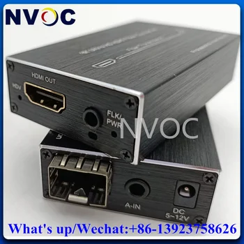 Оптоволоконный Удлинитель 4K *2K Micro Mini 4K HDMI с Внешним Аудио, ММ OM3 300M, Многомодовый Оптический Передатчик и Приемник Модуля LC SFP