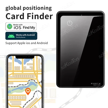 Функция Smart GPS Card Finder Wallet Tracker NFC Работает с Find My App Tag Tracker Locator Finder для IOS Iphone iPad Android
