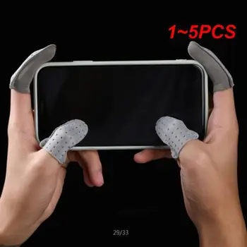1 ~ 5ШТ Игровой контроллер для мобильных игр PUBG, чехлы для пальцев, Дышащие Противоскользящие перчатки для экрана с защитой от пота