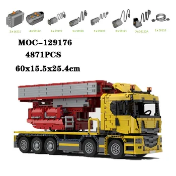 Строительный блок MOC-129176 Bridge Inspection Vehicle Высокой сложности Для Соединения Строительных Блоков, Игрушки для взрослых и Детей, Подарки