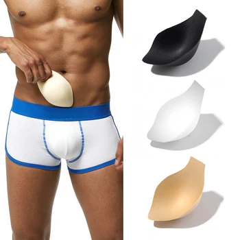3D мужское нижнее белье, накладка на промежность, защитный чехол для купальника, накладка для плавательных трусов, внутренняя передняя губчатая накладка