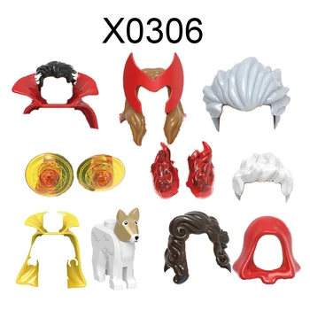 X0306 X0309 Персонажи фильмов со скоростными мини-строительными блоками, кирпичики, фигурки из АБС-пластика, коллекции детских игрушек