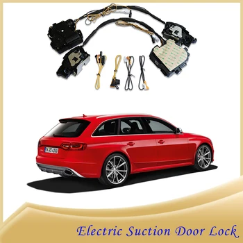 Привод дверной защелки с мягким закрытием автомобиля, Электропоглощающий Бесшумный доводчик для Audi RS4 2015 ~ 2023