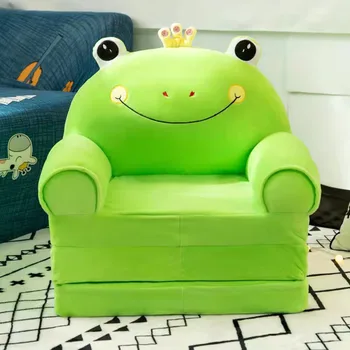Без наполнения Чехол для маленького дивана Детская мебель Детская Мультяшная принцесса Девочка Детское Откидное сиденье Кресло-кровать Мальчик Односпальный Ленивый диван-кровать СДЕЛАЙ САМ