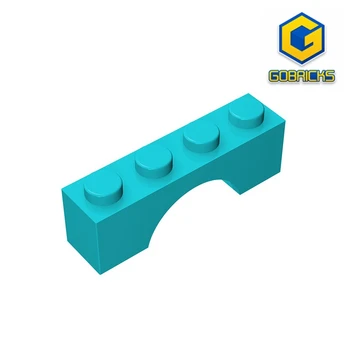 MOC PARTS GDS-681 Кирпичная арка 1x4 - 1x4 Arch brick совместима с детскими игрушками lego 3659, Собирает Строительные блоки Технического назначения