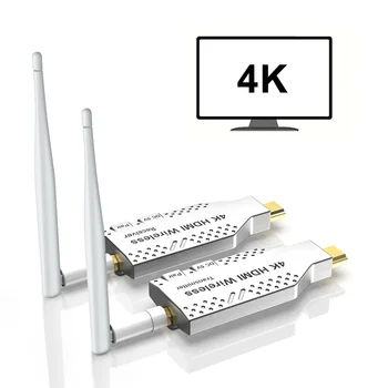 Беспроводной Wifi Передатчик и Приемник 4K 50m HDMI Extender Display Adapter для Камеры DVD STB Портативного ПК К ТВ Монитору Проектору