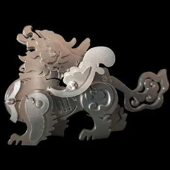 26шт DIY Qilin игрушка ручной работы в сборе 3d из нержавеющей стали креативная трехмерная металлическая модель головоломки мужской подарок Середины осени Fes