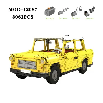 Классический Строительный Блок MOC-12087 Винтажный Классический Автомобиль Высокой сложности Сращивания Деталей 3061 шт. Игрушка для Взрослых и Детей В Подарок