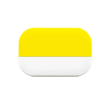 Динамик Bluetooth 5.2, Беспроводная музыкальная шкатулка костной проводимости, поддержка TF-карты, мини-стереопроигрыватель под подушкой (желтый)