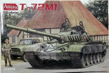 Забавный набор моделей танков российской армии 35A038 1/35 T-72Ml.