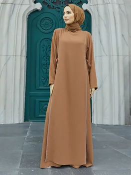 Летнее Мусульманское Платье для Женщин Abaya Daimond Элегантные Вечерние Платья Abayas С Длинным Рукавом, Сафьяновый Кафтан, Vestidos Ramadan Robe 2023