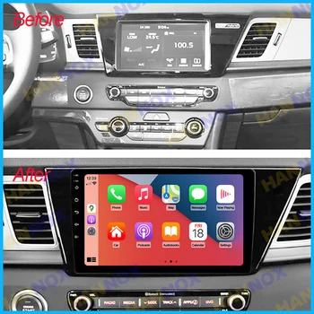 9-дюймовое автомагнитоло Android для KIA NIRO DE 2016 2017 2018 2019 Автомобильный стереосистема, мультимедийный плеер, GPS-навигация, Беспроводной Wi-Fi Carplay