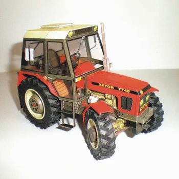 1: 32 Чешский Zetor 7745-7211 Карта трактора, Строительные наборы, Руководство по эксплуатации, Сельскохозяйственная техника, Модель автомобиля, Обучающая игрушка