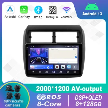 Android 13,0 Автомобильный Радио Мультимедийный Видеоплеер Навигация стерео Для TOYOTA Agya Wigo 2013-2018 GPS Carplay 4G WiFi